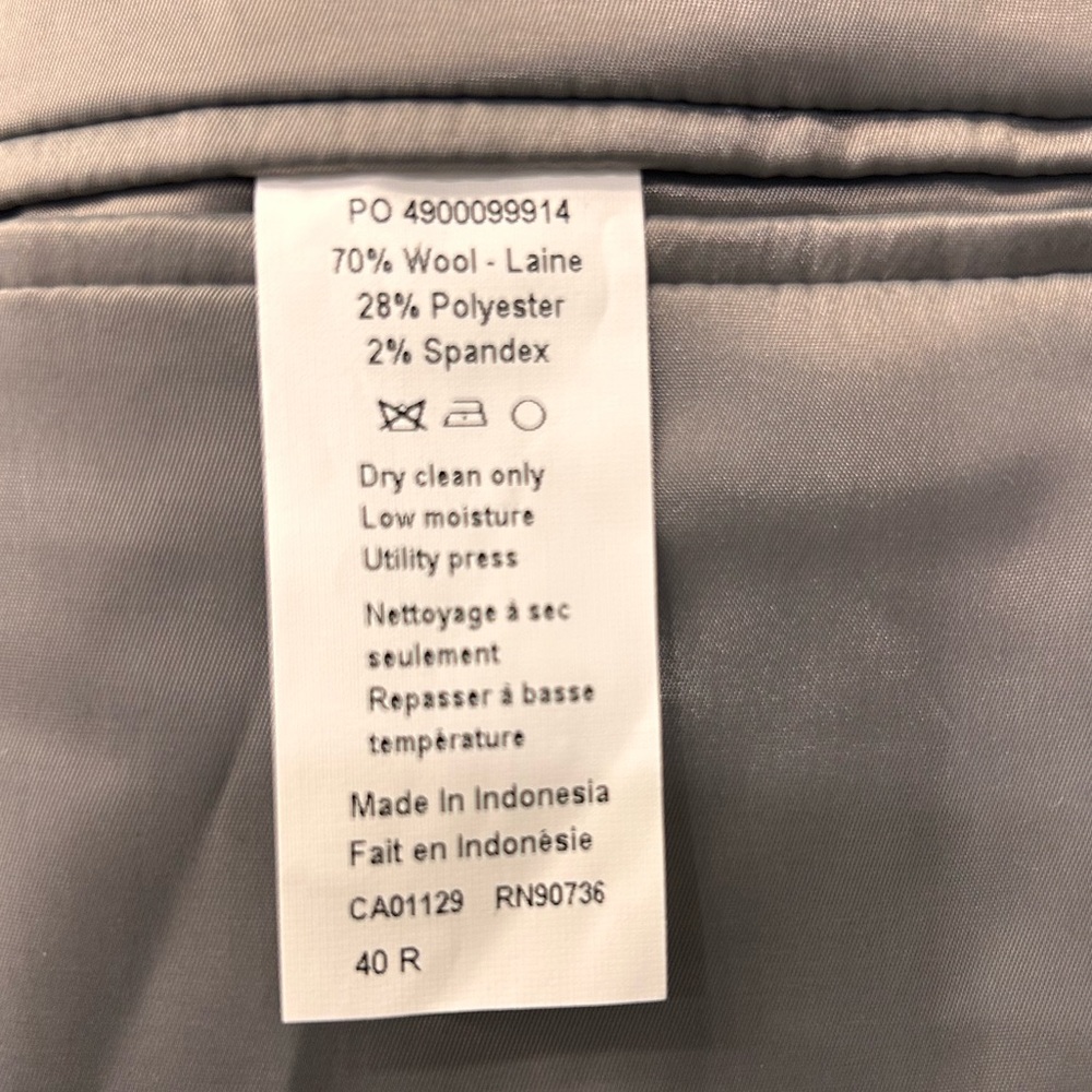 Calvin Klein Classic Gray Blazer - Picture 9 of 9